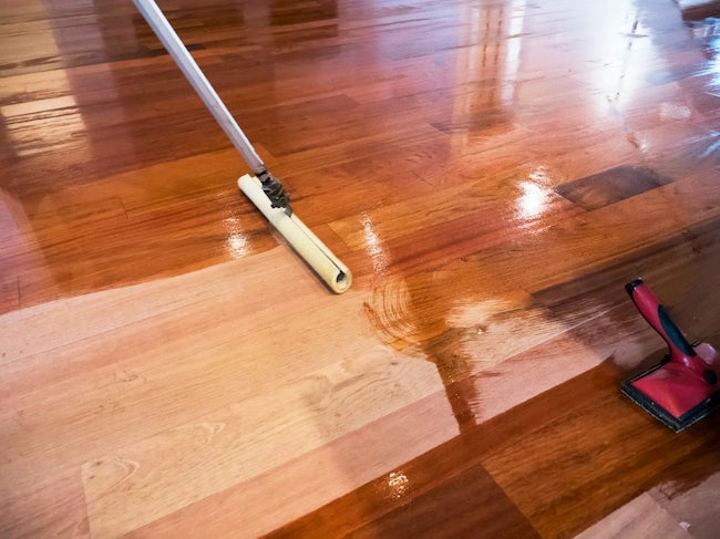 Refinishing wood floors