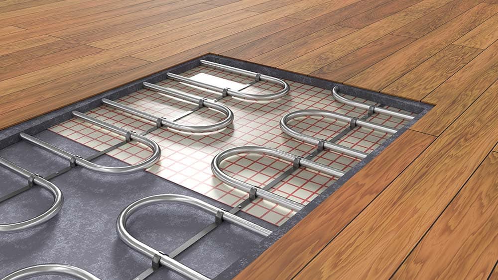 Radiant heat and engineered wood floors