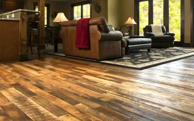 Reclaimed engineered wood flooring